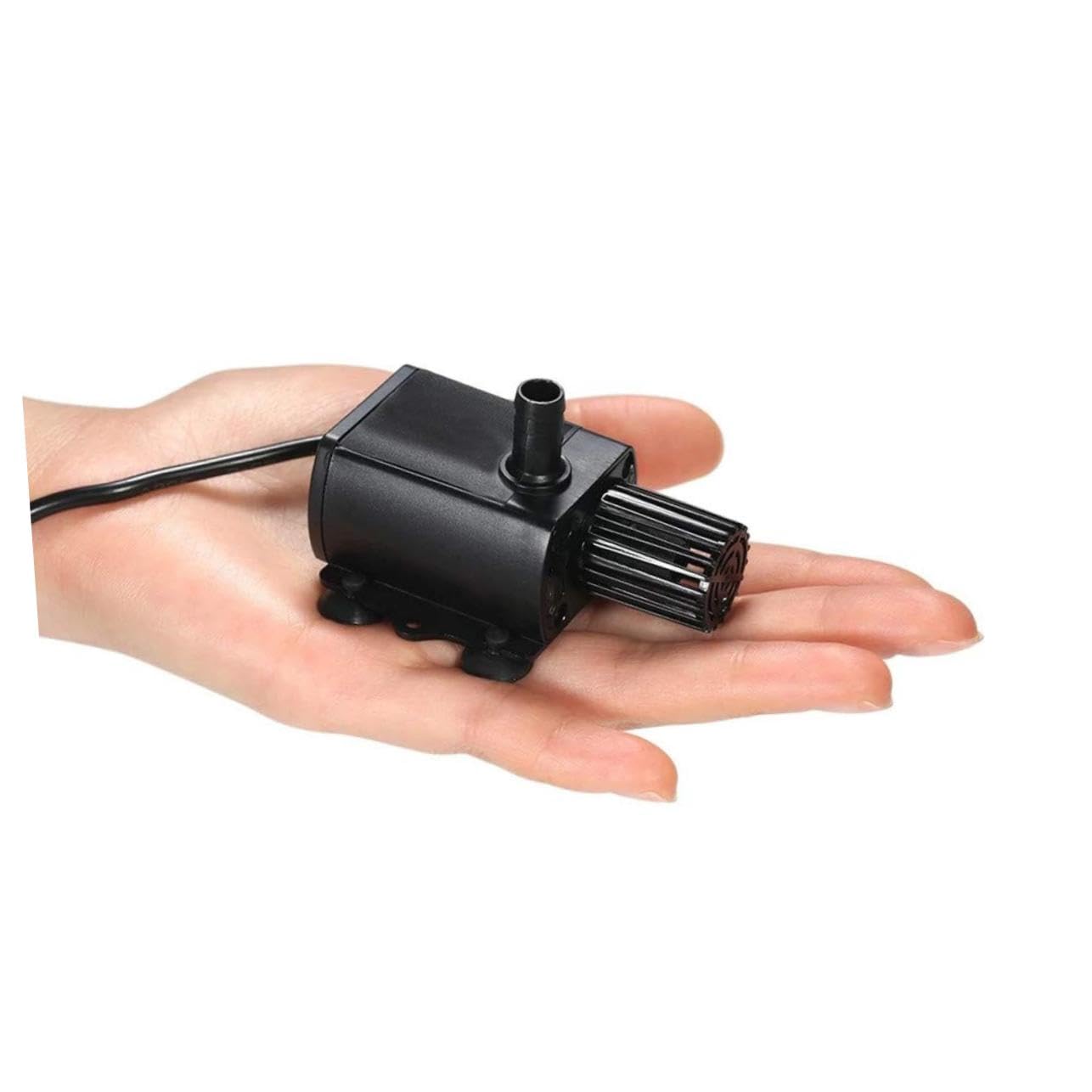3 Pièces Pompe à Eau Entièrement Automatique Pompe De Puits Submersible Cc Pompe D'aquarium Pompes à Eau à Continu Pompes à Eau Pour L'extérieur Black