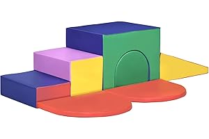 Qaba 7-Piece Baby Soft Play Equipment: Take Your Child on an Early Learning Adventure