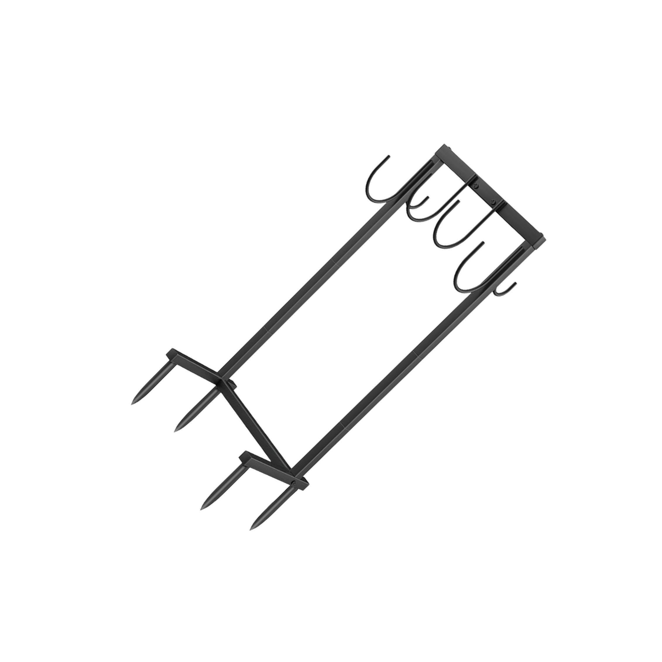 Support d'organisateur de tuyau debout robuste Solution de stockage pratique pour le support stockage dévidoir tuyau est destiné Pour aux outils jardinage dévidoir jardin, Noir,