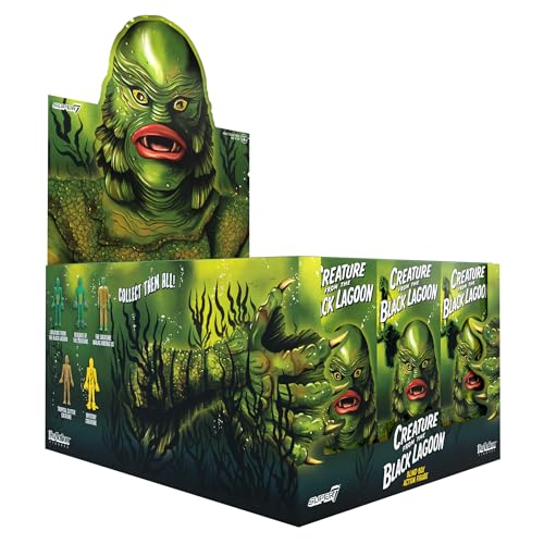 Image of Super7 Creature from the Black Lagoon Blind Box Flat - (12 Pack) 3.75 inch Universal Monsters Action Figures - Classic Horror Movie Collectibles and Retro Toys
