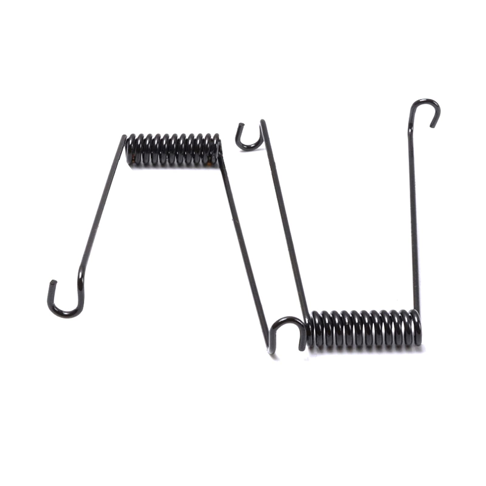 BULINO Stainless Steel Torsion Springs,2 Pcs 2/2.5/3/3.5/4mm Wire Diameter Torsion Manganese Spring Steel Spring Double Torsion Spring, 3.5x17.4x111mm (Color : As Show, Size : 2.5x13.5x97mm)