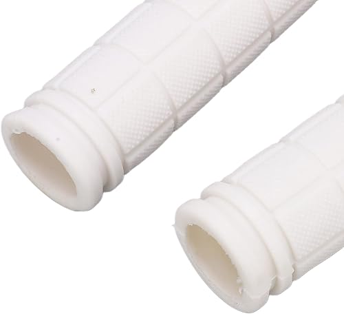 Miniatura 8 de Funda de goma blanca para manillar de bicicleta, 1 par de empuñaduras de bicicleta, agarre antideslizante para manillar de bicicleta, Agarres de