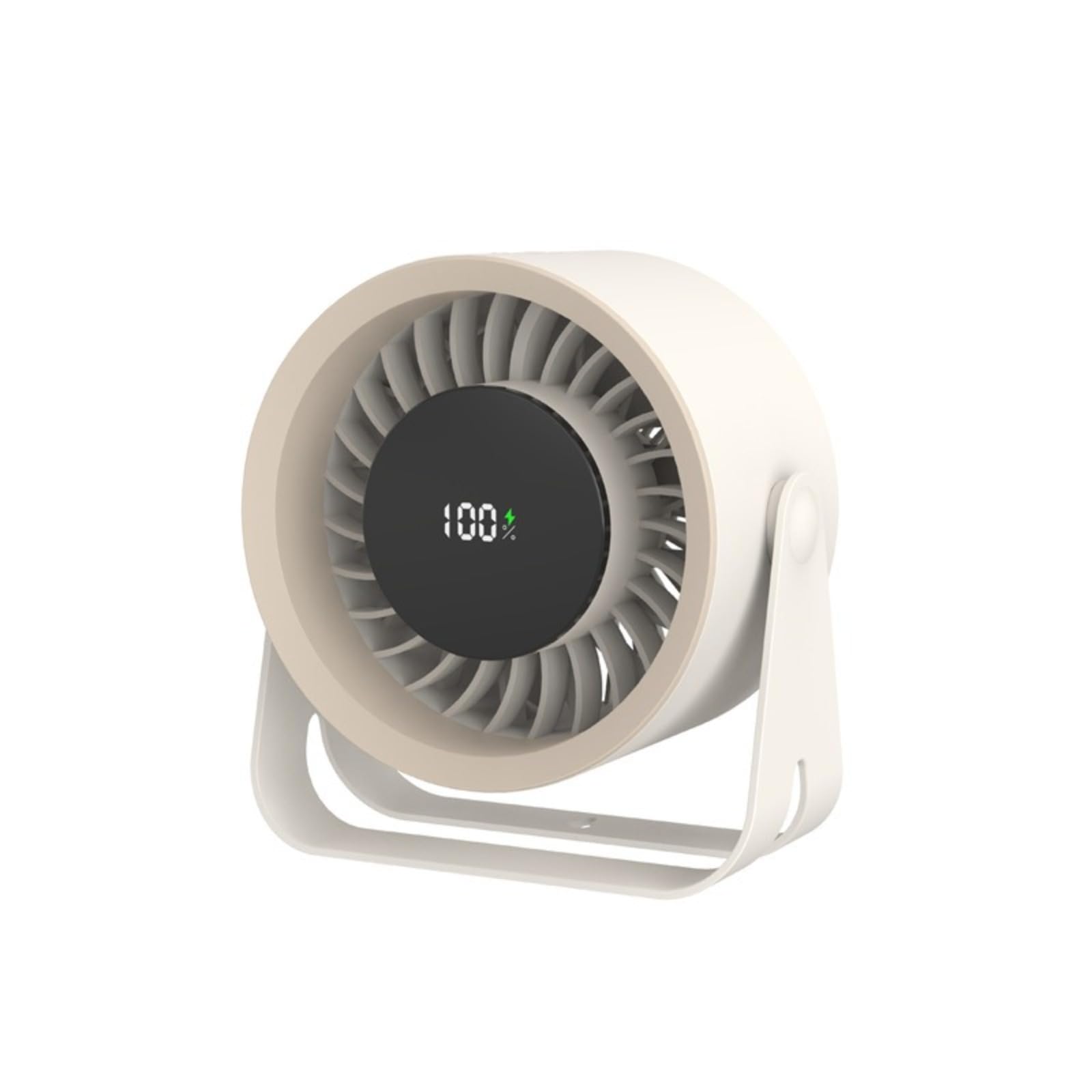 Ventilatore da tavolo, ventola di raffreddamento ricaricabile, regolazione della velocità 100, display digitale a LED, telecomando, batteria 4000mAh, USB Type-C, 169 x 98 x 179 mm, 570 g, per casa