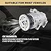 Aspligo Air Conditioner AC Compressor Fits for Ford Focus 2.0L 2012 2013 2014, with A/C Clutch, CO29079C AC Compressor, Replaces 1816964, BV6N19D629BC, BV6Z19703B, CV6Z19703B, CV6Z19703J