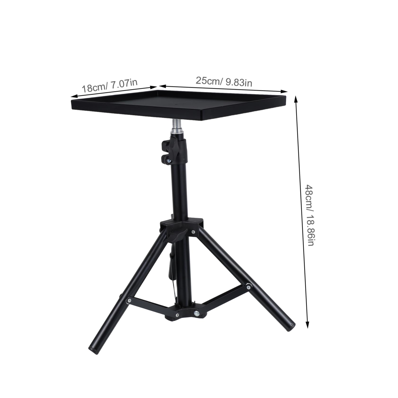 Soporte Para Proyector Trípode Ajustable Con Bandeja Antideslizante Altura Regulable Para Suelo Escritorio Y Cama Instalación Sin Herramientas