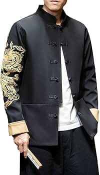ジャケット・アウター 90's Traditional Black Kung Fu Jacket ジャケット・アウター 90's Traditional Black Kung Fu Jacket