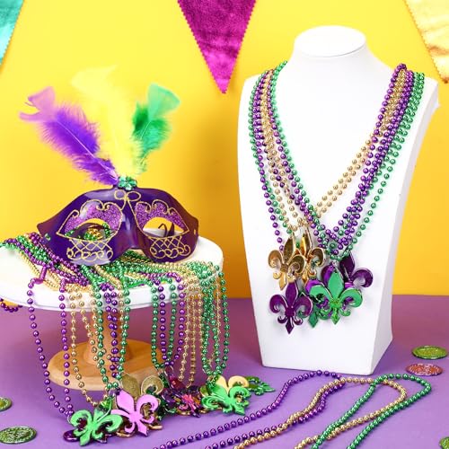 Colliers Mardi Gras NOVWANG accessoires carnaval pour décorations fête