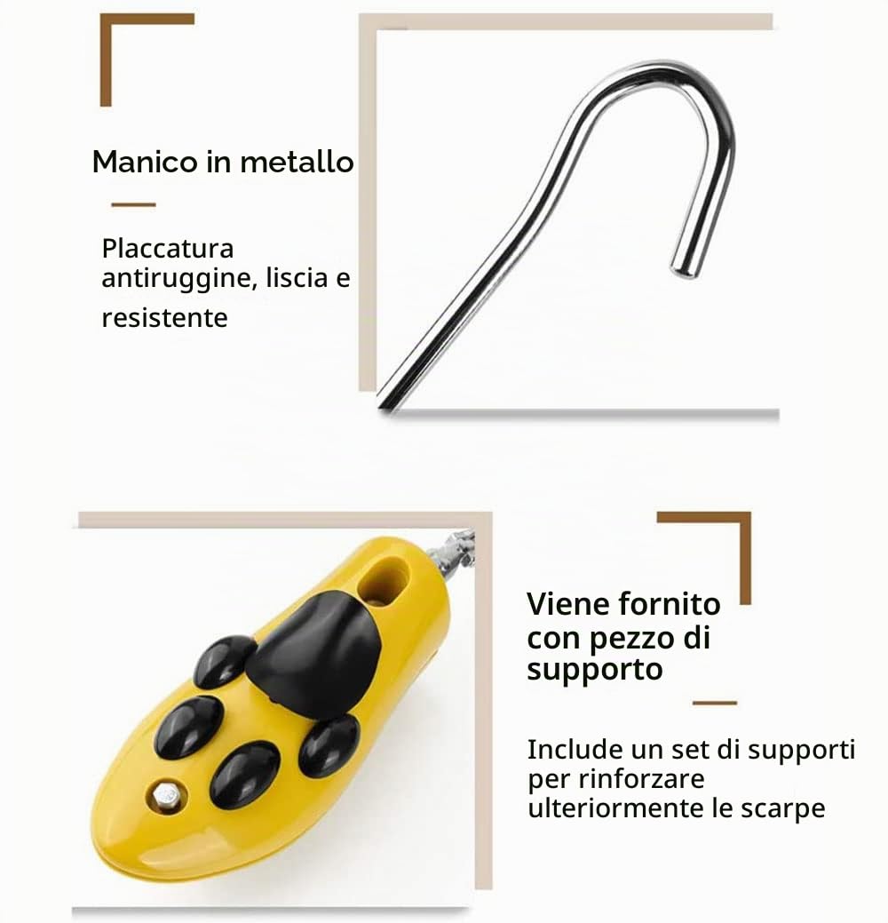 Estensore per scarpe per piedi spessi, per allungare, da lavoro, altezza del collo del piede, regolabile, per scarpe da ginnastica da donna/uomo, scarpe basse da trekking