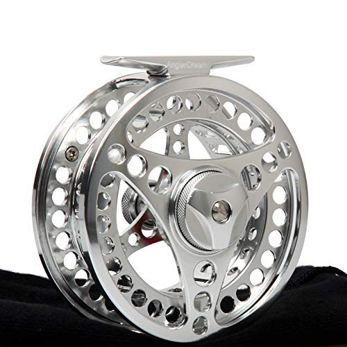 Angler Dream Ex-Alc Fly Fishing Reel With Line Combo 7/8 Wt Cnc Machined Large Arbor 3 5 8 Wt Fly Line Backing Leader #TOP6