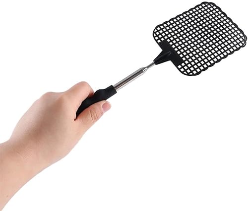 Miniatura 5 de Matamoscas extensible telescópico de plástico matamoscas matamoscas matamoscas manual matamoscas de plástico resistente para interiores y exteriores