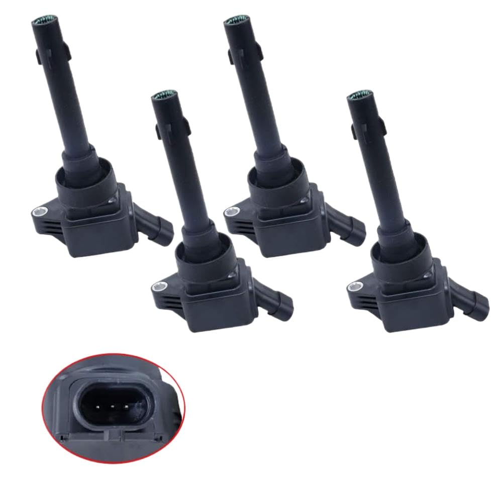 Juego de 4 bobinas de encendido y bujías 4T15B E4T163705110 compatibles con Tiggo 4 7 8 Arrizo GX 5 DR 5.0 Jetour X70 G01