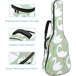 Housse de guitare 106 cm imperméable à double bandoulière réglable pour guitare acoustique, sac de transport rembourré… - Les Beatles, Paul McCartney, John Lennon, RIngo Starr, George Harrison Housse de guitare 106 cm imperméable à double bandoulière réglable pour guitare acoustique, sac de transport rembourré… – Image 3