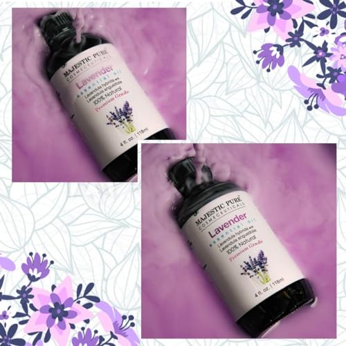 MAJESTIC PURE Lavender Essential Oil | 100% Pure and Natural | Premium Grade Essential Oils for Hair Care, Home Diffusers, Skin, Aromatherapy, Massage and Humidifiers | 4 Fl Oz (Pack of 2) - Image 3