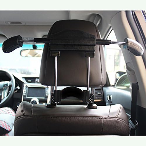  BFRed Car Seat Coat Rack Hanger Seat Chair Back Multifunction Suit Retractable Hanger (Black)