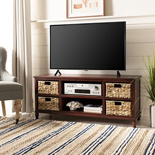 Safavieh Home Collection Rooney Entertainment Tv Unit, Cherry #TOP2