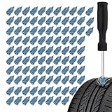 Tapones de neumáticos de tornillo, reparación rápida, resistente, kit de reparación de tapones de neumáticos tipo tornillo automotriz, reparción de pinchazos planos, juego de taones de neuáticos co