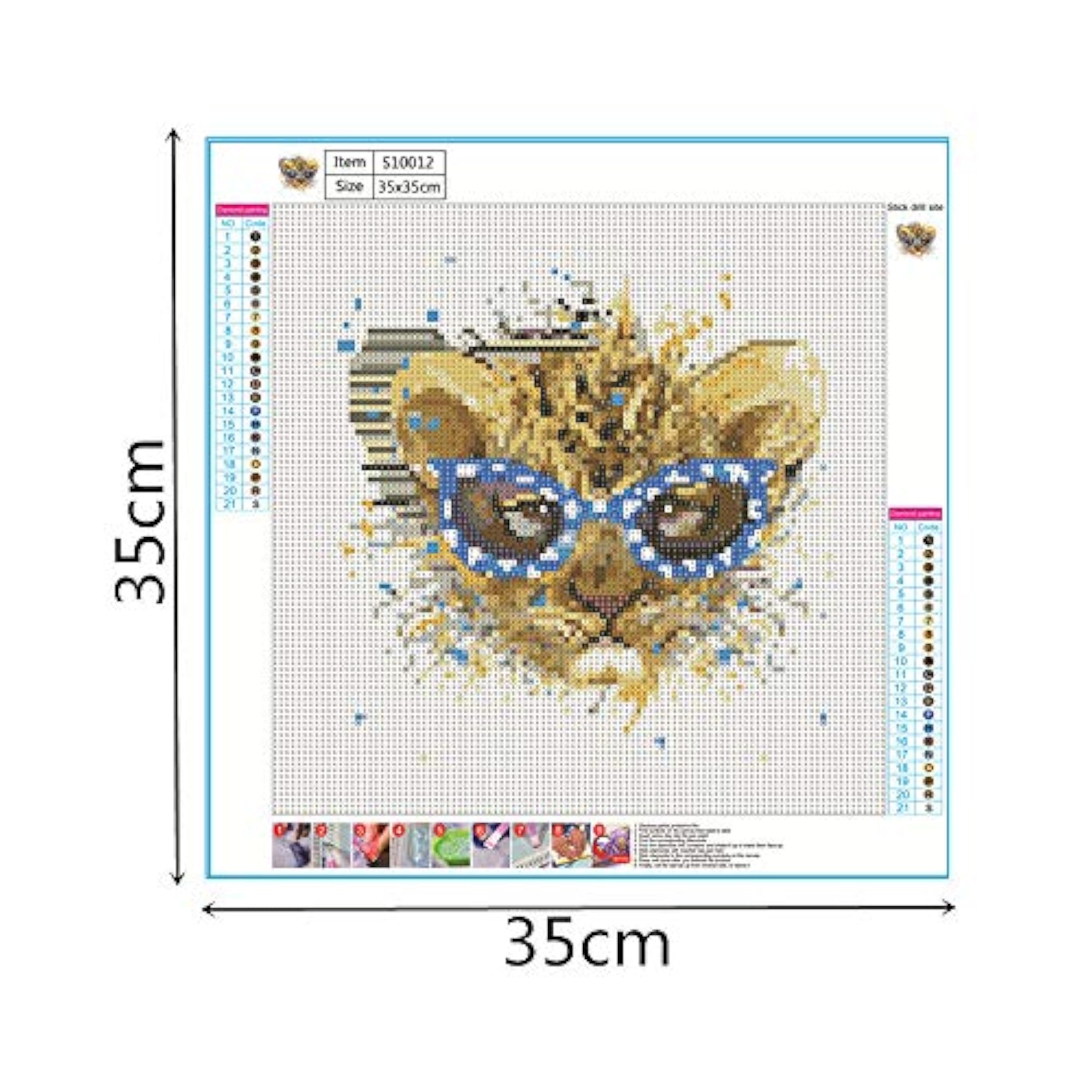DIY 5D Diamond Painting Cross Stitch Kit