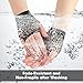 2 Pairs Stylish Stretchy Short Fishnet Gloves, Breathable Fashionable Mesh Gloves, Black Fingerless Alluring Comfortable for Women, Halloween, Cosplay and Party