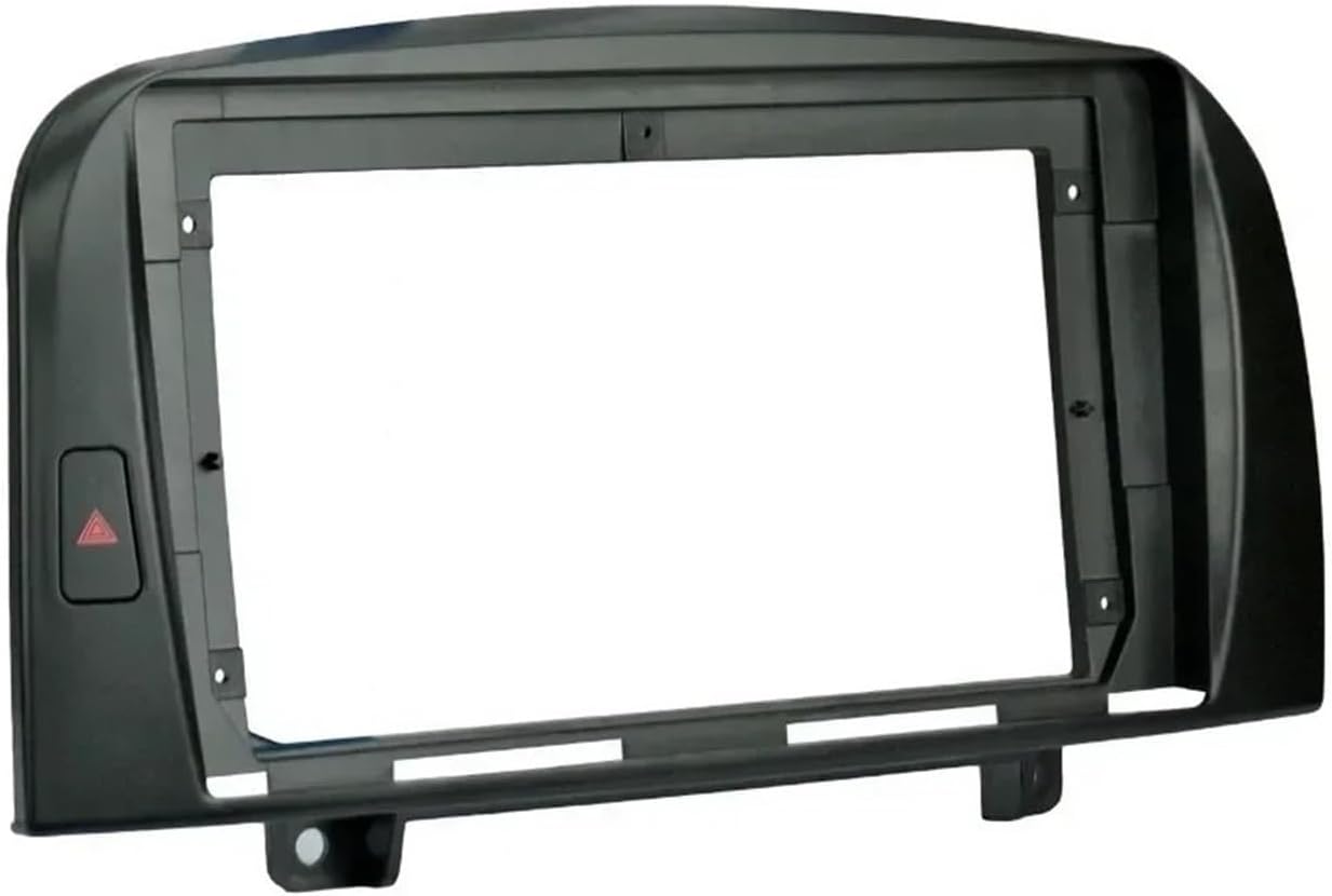 Car Replacement Car Accessory 9'' Radio Video Fascia Panel Compatible with Hyundai Sonata 2007-2008Audio Multimedia Player Frame Car Dah Kit Panel Car Interior