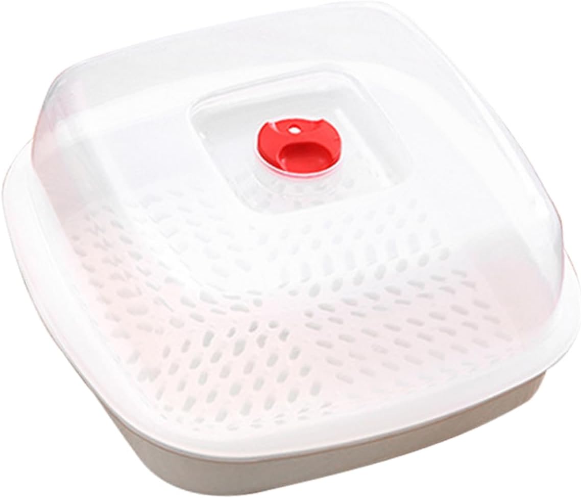 FUOYLOO Microwave Steamer Microwavable Steamer Basket Vegetable Steamer Microwave