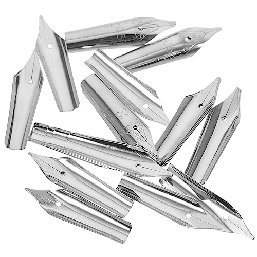 Housoutil 30pcs Set Pen Nibs Set Replacement Nibs for Fountain Calligraphy Pens Sturdy Writing Accessories for Students for Lettering Practice