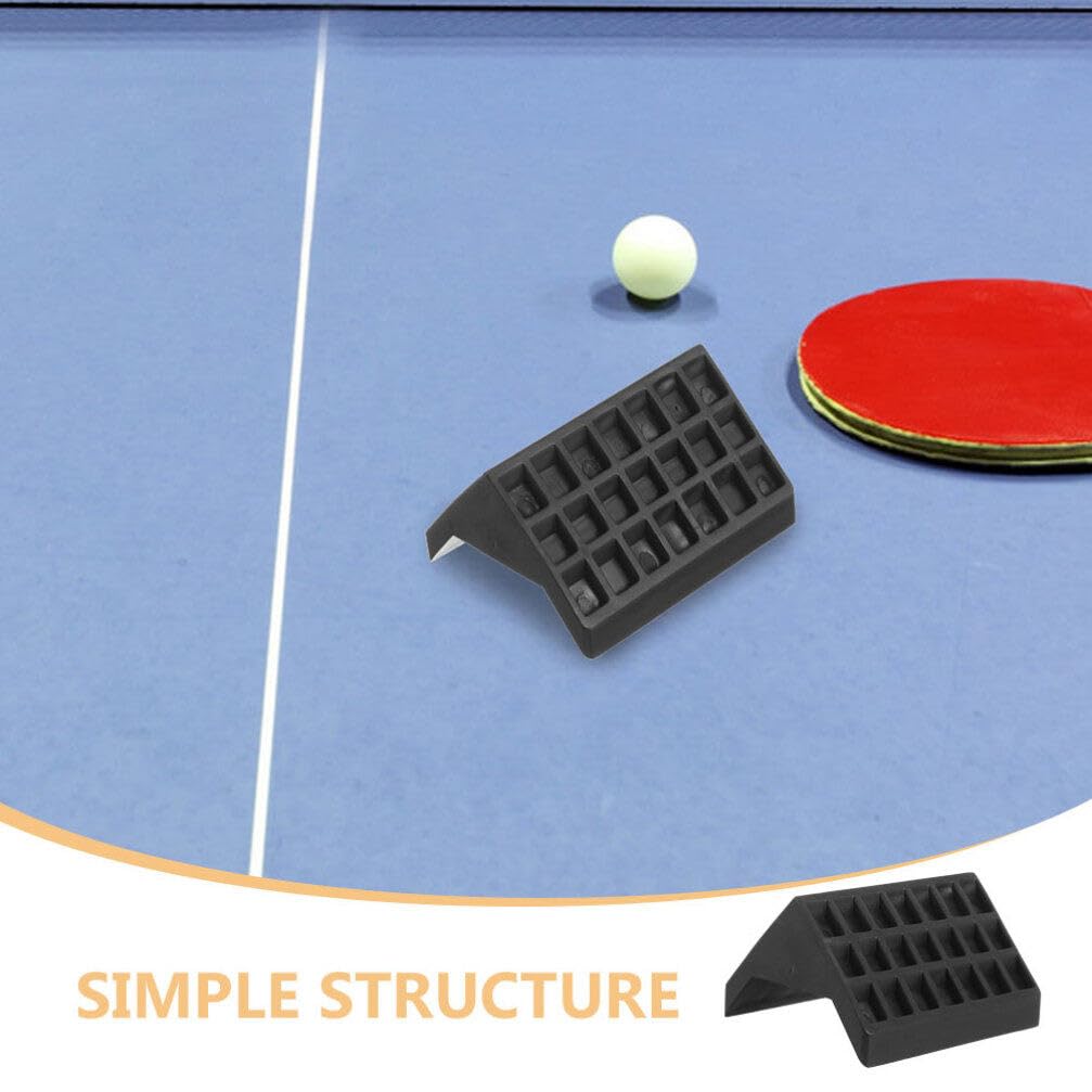 Happyyami Table Tennis Table Corner Guards 4 Pack Plastic Edge Protectors for Indoor Standard Ping Pong Easy Installation Black - Image 3