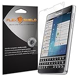 BlackBerry Passport Screen Protector [5-Pack][AT&T], Flex Shield - Ultra Clear Japanese PET Film with - Bubble-Free HD Clarity with Anti-Fingerprint & Scratch Resistance