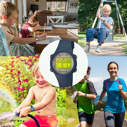 Image of Kids Digital Watch for Girls Boys,Children's Waterproof Colorful Light UP Outdoor Sport Watch with Stopwatch Alarm-Kids Gifts for Girls Boys