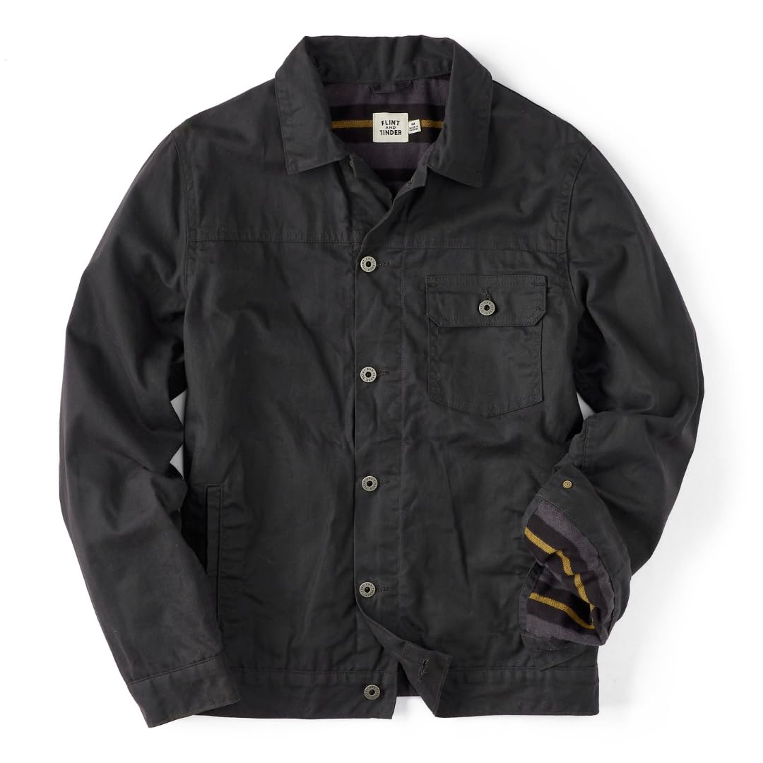 Huckberry Flint and Tinder Waxed Trucker Jacket