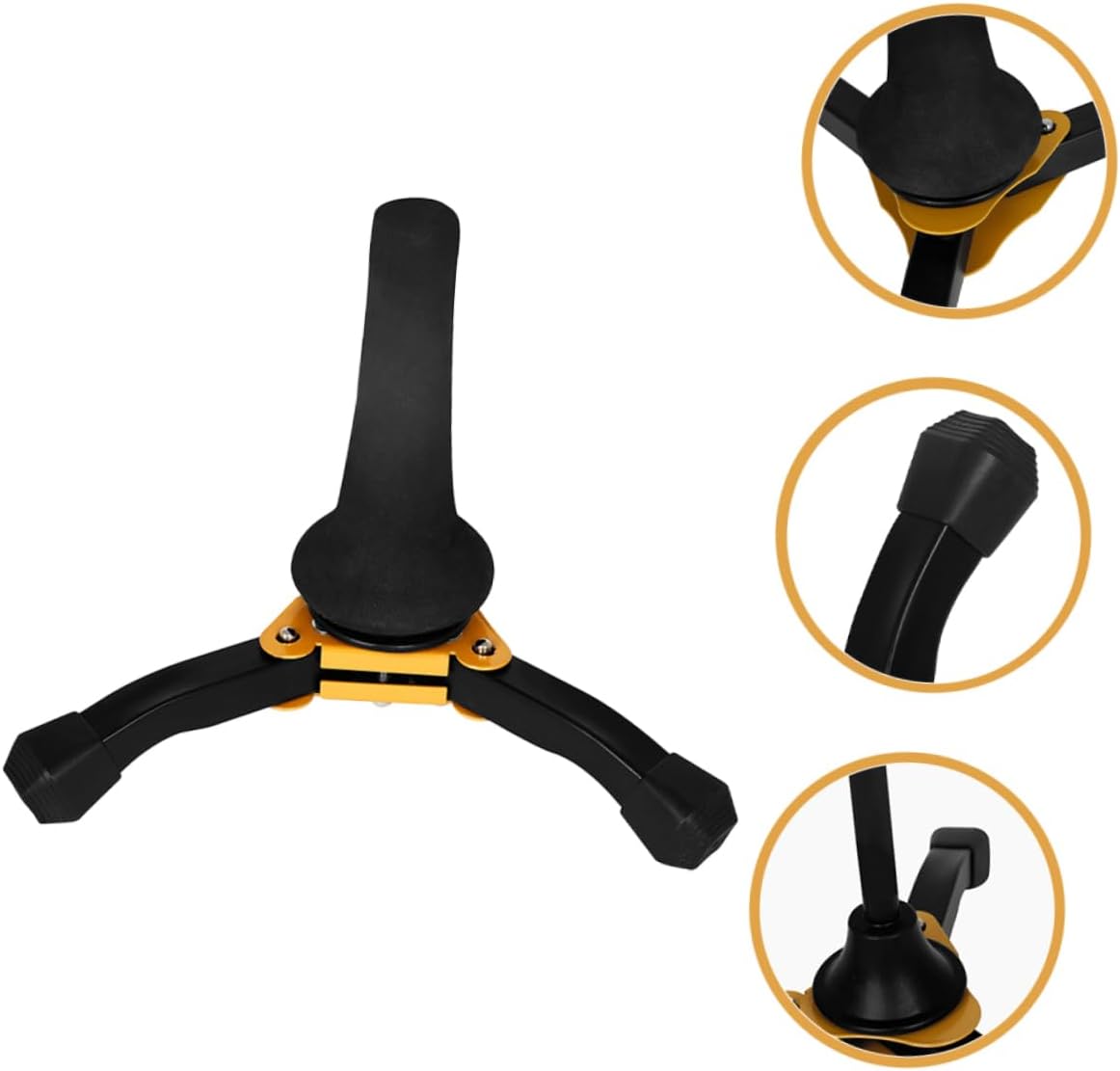 Mikinona Saxophone Stand Alto Sax Stand Clarinet Folding for Wind Instruments Portable Clarinet Support Holder