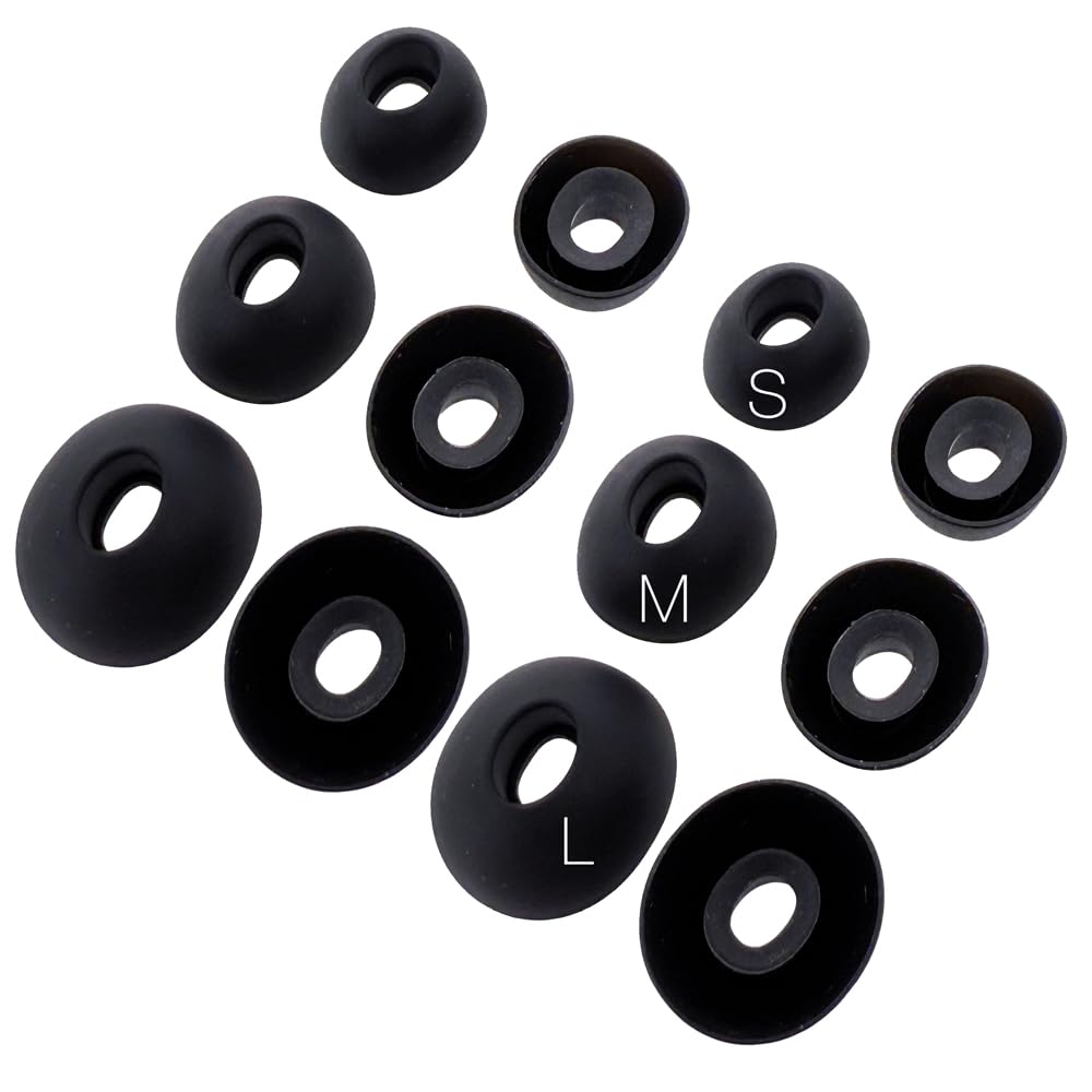 Photo 1 of ***MISSING PARTS***
TENNMAK Replacement Silicone Eartips for Bose/Timekettle Earbuds,6 Pairs