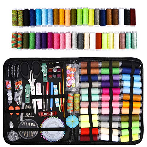 Kit Cucito Completo In Scatola Di Tessuto - Forbici, Aghi, Filo, Ditale E Accessori Per Cucito - Foto 8