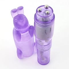 Pocket Rocket Vibrator - Removable Rabbit Tickler Sleeve - Powerful Clit Vibrations for Intense Orgasms