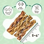 Nature Gnaws Braided Bully Sticks for Dogs 5-6" (10 Count) - Long Lasting for Small and Medium Dogs - Natural Beef Dog Chew Bones - Rawhide Free - Image 2