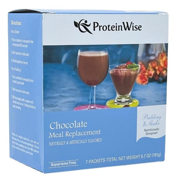 Image of ProteinWise - Chocolate Meal Replacement Shake or Pudding - 7 /Box