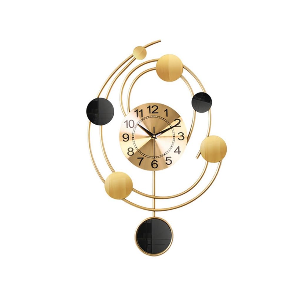Horloge murale en fer forgé JFDBGU décoration moderne pour maison