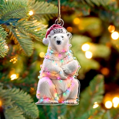 Polar Bear Christmas Ornament 2025, Sea & Ocean...