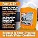 ABRO Car Windshield Washer Fluid: 1 Gallon, All Season/Weather Vehicle Window Cleaner | Streak-Free Clean | Bug and Tar Remover for Cars - 2 Pack