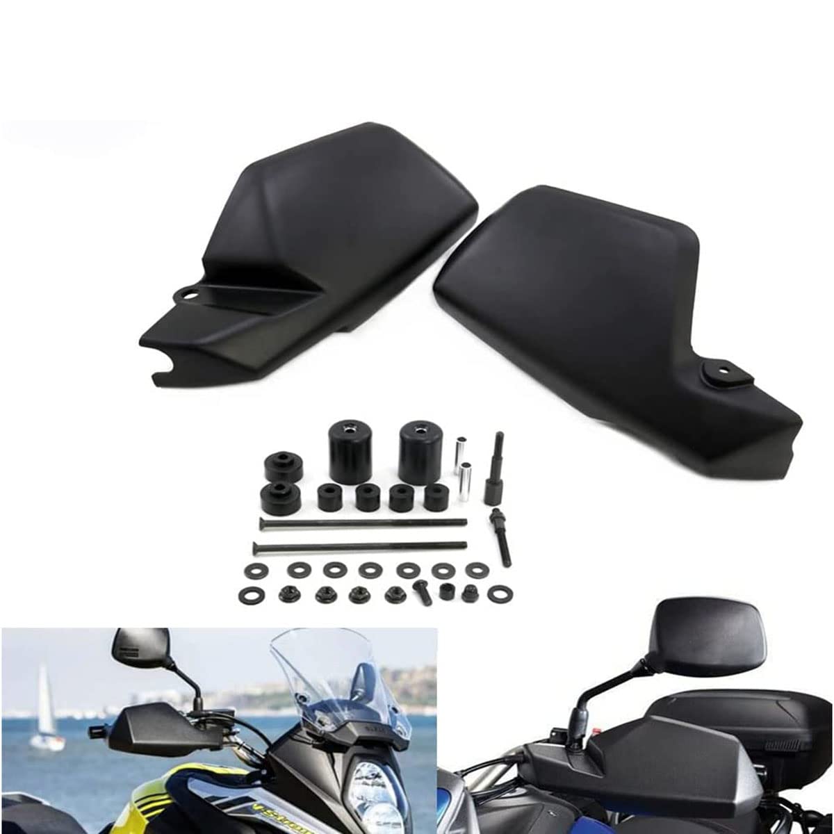 pour Suzuki v-Strom DL650 2004-2022 protège-Mains Moto protège-Guidon DL 650 V Strom 2015 2016 2017 2018 2019