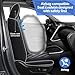 JIAMAOXIN Car Seat Covers for Jeep Cherokee 2014-2023, Soft Faux Leather Seat Covers Anti-Scratch & Reinforced Stitching, Easy to Install, All Seasons Seat Protector (Full Set,Black&Grey)