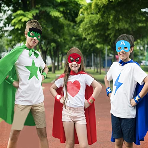 Aodai Superhero Double Sided Cape And Masks For Kids Compatible Superhero Toys And Avengers Costumes 3-10 Year Old Boys Best Toys #TOP1