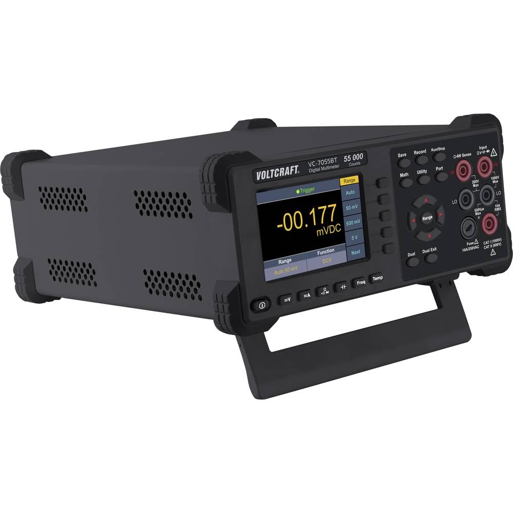 VOLTCRAFT VC-7055BT multimetr stołowy z przewodami pomiarowymi MLSET-120