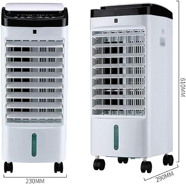 Air Coolers Evaporative Coolers Portable Purifier Humidifier Misting Evaporative Small Air Conditioner Fan and Bladeless Noiseless Fan for Office Dorm Room
