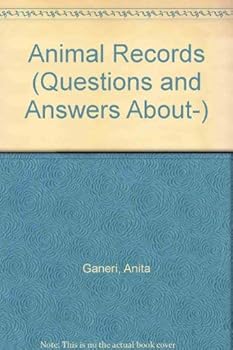 Hardcover Animal Records (Questions and Answers About-) Book
