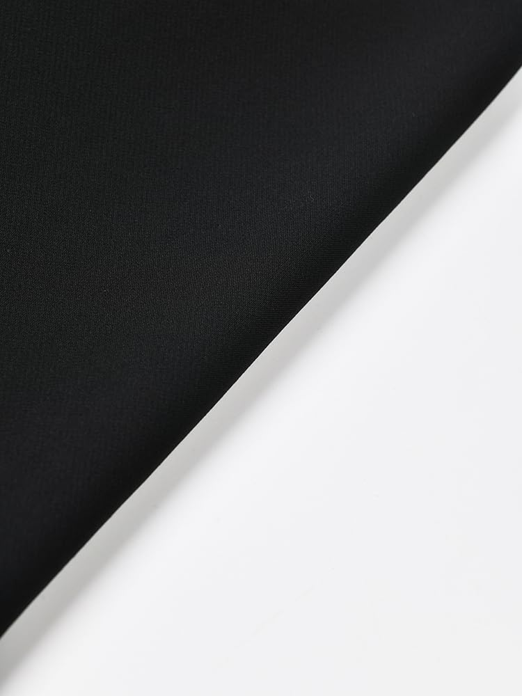 Falda Cuero Mujer Falda de Medio Cuerpo Plisada Irregular Cuero PU Negro Cintura Alta for Mujer Moda Primavera otoño