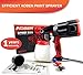 AOBEN Paint Sprayer, 550 Watt High Power HVLP Spray Gun, with 3 Spray Patterns, 4 Nozzle Sizes, Adjustable Valve Knob, Easy-to-Use Electric Paint Gun for Home with a Mask