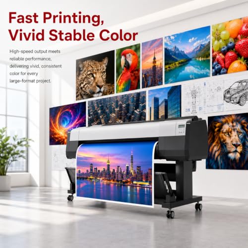 Image of PFI-310 Ink Tank 330ml (5-Pack, Matte Black, Cyan, Magenta, Yellow, Black) Loment Compatible Replacement for Canon PFI310 PFI 310 Ink Cartridge with ImagePROGRAF TX-2000, TX-3000 and TX-4000 Printer