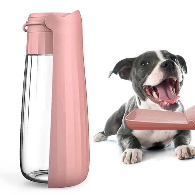 Taza plegable portátil de viaje para cachorros de 550 ml