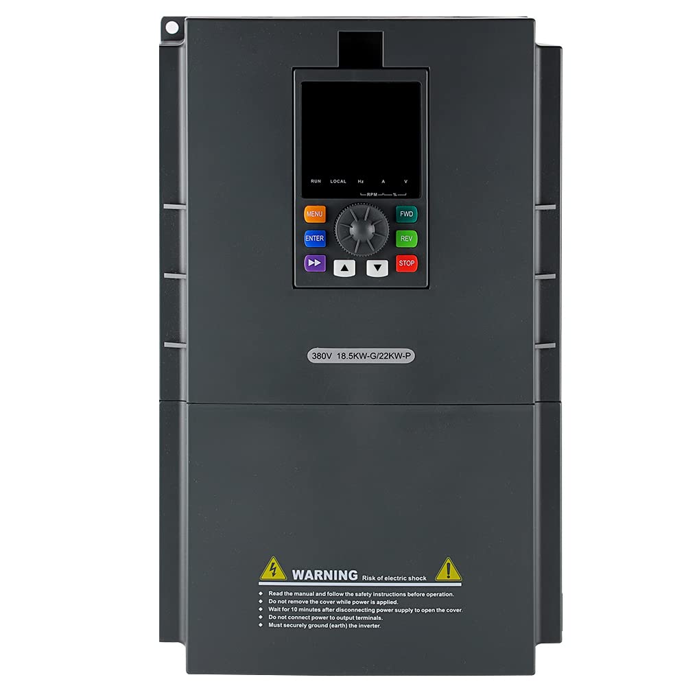 ATO 7.5HP 5.5KW 14A VFD CNC Variable Frequency Drive, Single Phase 240V Input 3 Phase 380V Output Inverter for Motor Speed Control