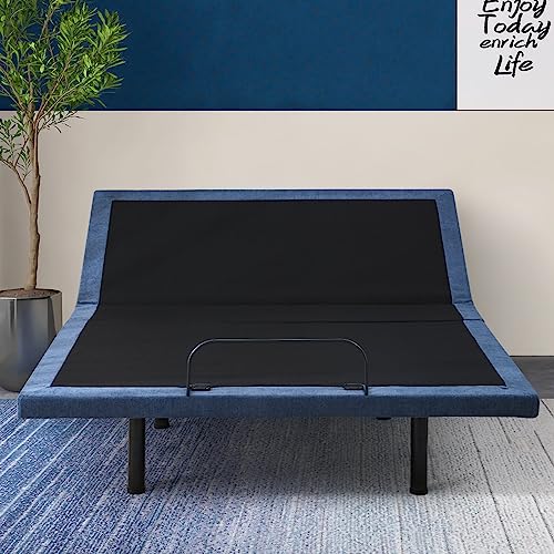 Vyfipt Adjustable Bed Base,Bed Frame With Head And Foot Incline,Anti-Snore,Zero Gravity, Quiet Motor,Under Bed Lighting,Wireless Remote Control,No Tools Assembly,Dual Usb Ports,Twin Xl #TOP7